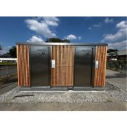 Cabine PMR double disponible en version manuelle, semi-automatique ou automatique - réf 2055_1