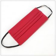 Mask3prouge - masque barrière en tissu coton rouge - 4 couches - lavable à 60 degrés - fabriqué en France_1