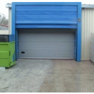 Porte rapide à empilement MISCHLER - plastique robuste - usage extérieur - norme EN 13241-1_1