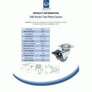 Roulette double 50mm 2