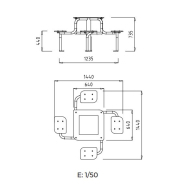 Table de jeux antivandalisme en planche HPL - Réf MM055 - 56 - 57 - 58 - Échecs, Jeu de l'oie, Petits chevaux, Jeu en 3 lignes_1