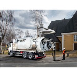 Combi Eur-Mark - Hydrocureur Kaiser - Débit 340 à 700 L/min - Protection contre le gel et réservoirs tank-in-tank