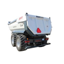 R 220 tahk robust benne agricole à tandem monocoque - romsan - capacité de 15000 kg
