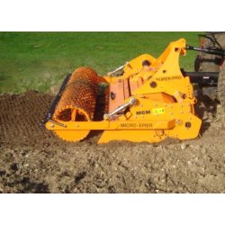 Enfouisseur de pierres SUPER-PRO & POLY-PRO - préparateurs de sol robustes pour espaces verts, profondeur de travail 15 à 27 cm