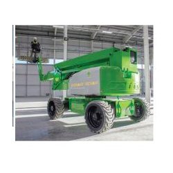 Nacelle articulée hybride Nifty HR28 - Hauteur de travail 28 m - Pose d'enseignes, élagage, décorations de Noël - Disponible en location