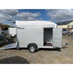 Remorque fourgon Alu polyester DEBON C300 ROADSTER - PTAC : 1300 Kg - 300x150xH197 cm - Référence FOUGON_C300_Alu