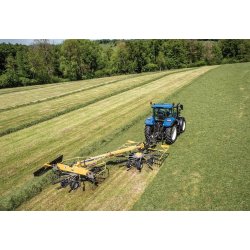 ProRotor L640T - Andaineur double rotor à dépose latérale - New Holland - 6,30 m avec réglage hydraulique et fonction Auto-Steer