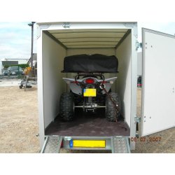 Remorque fourgon pour 1 quad - humbaur - 5190