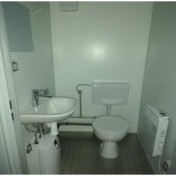 Bâtiment modulaire - Module sanitaire 8 pieds avec WC et douche - CTX DUO SWD