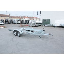 Remorque porte voiture 2000 kg avec deux essieux et des roues exterieures - lider - 39740