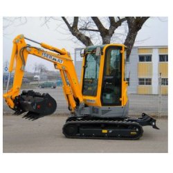 Mini-pelle à chenilles 2,5 à 2,8 T compacte, profondeur de fouille 2600 mm, idéale pour les travaux de terrassement - disponible en location