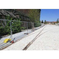 Clôture arrondie renforcée 3.5m x 2m - renforts aux angles et tubes soudés