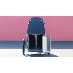 Triporteur électrique Nihola Cargo Open avec moteur pédalier Shimano E-Bike Systems