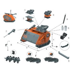 Broyeur forestier QM à rotor - Gamme FM pour chantiers exigeants