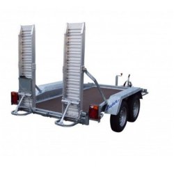 Remorque porte-engins Lider 33850 - 2 essieux - 4.80 x 2.05 m - PTAC 2500/2000 kg