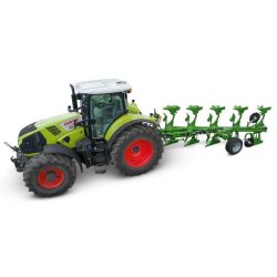 Cayron 200 - Charrue agricole Amazone - 5 et 6 socs - réglage hydraulique et largeur ajustable