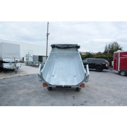 Remorque benne - vsn - btp 3500 acier tandem