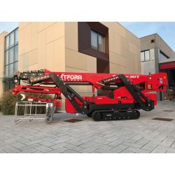Nacelle araignée sur chenille légère, compacte et maniable à 30 m de haut - spider 30 t