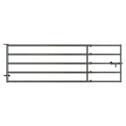 Barrières d’herbage télescopiques 5 tubes - CK-Industries - robustes pour bovins, longueurs 1 à 6 m