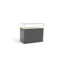 Vitrine table muséographique sur mesure et fabriquée en france