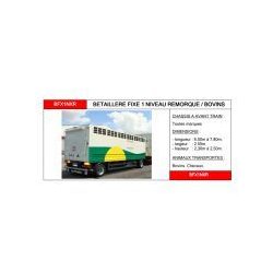 Bfx1nxr - Camion bétaillère fixe - Carrosserie Guitton - 1 niveau - Aluminium, vérins hydrauliques, options multiples