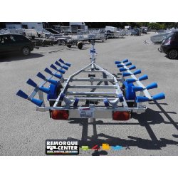 Porte-bateau pneumatique - SW265 - PTAC : 500Kg - 1 essieu - Référence : SW265Pn12
