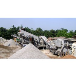 80 t/h station de concassage mobile de granite