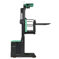 Chariot préparateur de commande grande hauteur OPBH12H & OPBM10P - Mitsubishi Forklift Trucks - 1250 kg - Levée 5.2 à 10.5 m - Électrique