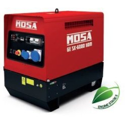 Ge SX-6000 YDM - Groupe électrogène diesel Yanmar L 100 V - 5.7 kVA monophasé - fréquence 50 Hz