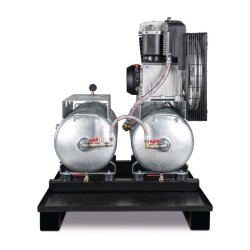 Compresseur Aircraft Airprofi DUO 703/2x75/13 - Stationnaire universel avec cuves de 75L