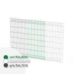 Panneau grillage rigide 4mm - hauteur 1730mm - acier galvanisé à chaud