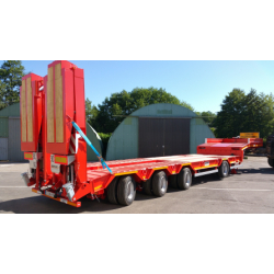 Semi-remorque 4 essieux porte engins - Type SR4 PE 55 - PTC 38T / 70T