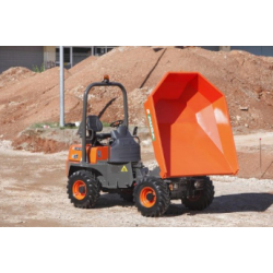Mini-dumper à roues Ausa - Capacité 3500kg - Système de déchargement hydraulique