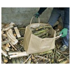 Sac à bois de 72 litres en toile de jute - 306476