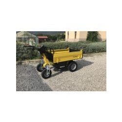 Brouette à moteur DT-300L E - Alitrak - 300 kg - Plateau 260L et moteur électrique 24V