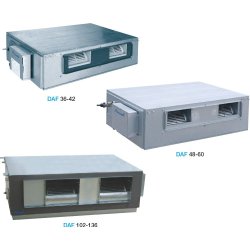 Daf - climatiseur professionnel Airwell - fonctionnement jusqu’à -15°C en mode froid - gainable vitesse fixe