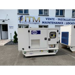 Groupe électrogène FG WILSON avec capote insonorisé neuf - F22 - 22 KVA