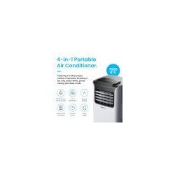 Climatiseur mobile Pro Breeze - 4 modes de fonctionnement - 7000 BTU - Compact et efficace