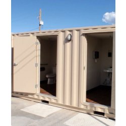 Container sanitaire public rapide, économique et conforme pour les collectivités locales