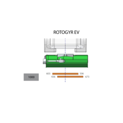 Rotogyr EV - Jean de Bru - broyeur d'espaces verts avec rotor 6 rangées de couteaux et boîtier 30 CV