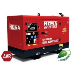 Ge 10 YSX groupe électrogène - Mosa - Diesel, 50 Hz, 9.5 kVA triphasé - Refroidissement à eau