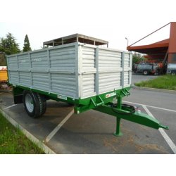 Vz60ml remorque agricole - Vendrame - retournement hydraulique trilatérale - charge 6000 kg - dimensions 4,00x2,20m