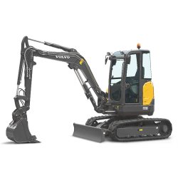 Ecr50d pelles compactes volvo 5 010 - 5 200 kg /  31,2 kw