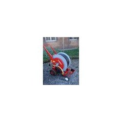 Enrouleur d'irrigation - Terrateck - longueur tuyau 50 m - N000677 - largeur d'arrosage jusqu'à 32 m