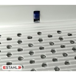 Rampe télescopique XS12F - anodisé argent naturel - Longueur 785 à 1235 mm - Charge maximale 300 kg