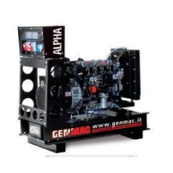 Alpha G30IO - Groupe électrogène industriel Genmac - Puissance continue PRP 24 kW - Châssis renforcé et fabrication italienne