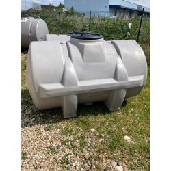 Polycuve pe 1500l grise - diam : 1m20 - lg : 1m92 - ref : W00000010100C