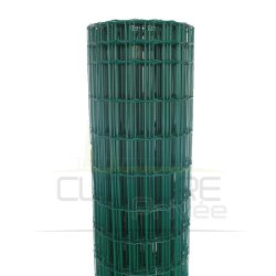 Grillage soudé Brico - Fil horizontal ondulé - Maille rectangle 100 x 50 - Galvanisé plastifié Haute Adhérence - Garantie 10 ans