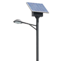 Lampadaire urbain solaire FU 518 - 36W LED - acier galvanisé - 6,20 m - panneau solaire 120 Wp