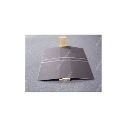Plaque de passage de seuil en aluminium - 77 x 60 x 2,5 cm - Antidérapante et laquée